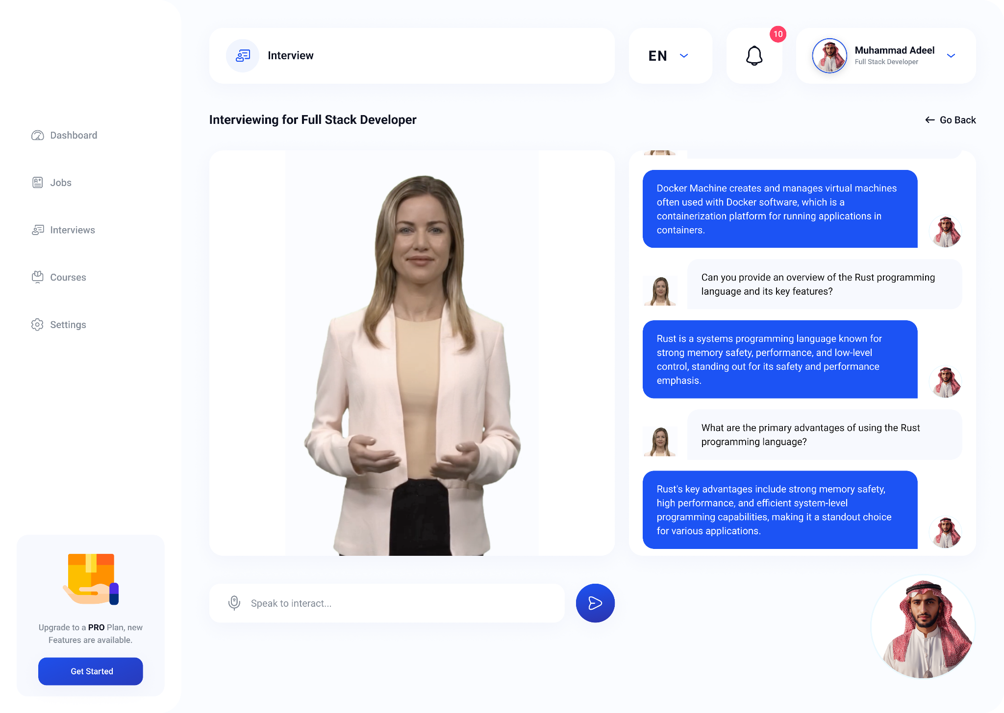 AI-Enhanced Interviewer